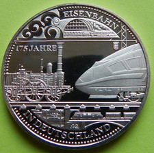 2010 175TH ANNIVERSARY OF GERMAN RAILWAYS MEDAL 