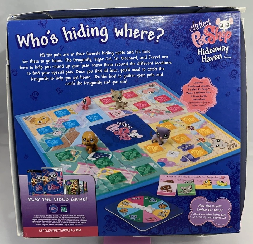 Littlest Pet Shop Hideaway Haven Board Game LPS Hasbro Complete Board Game - Image 2 of 4