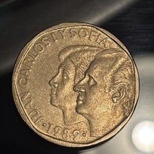1989 Spain 500 Pesetas Coin