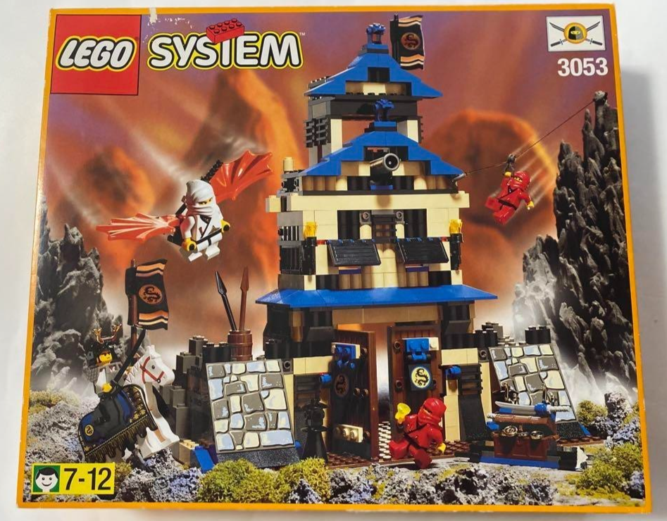 LEGO Ninja 3053 Emperor's Stronghold Red Ninja Castle Shogun Minifigures  Set New