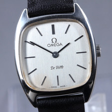 [Exc+5] Montre Femme Vintage 1979 OMEGA De Ville Cal.625 Remontage Manuel Argent