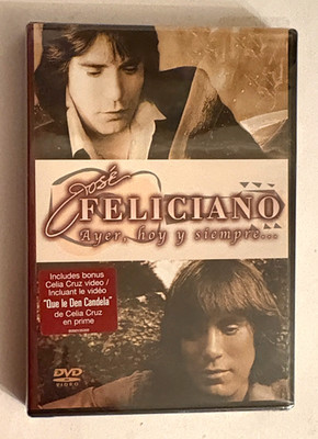 José Feliciano Ayer, Hoy Y Siempre DVD 2003 Latin Celia Cruz Light My Fire NEW!!