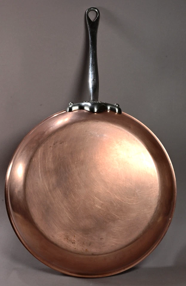 Kupferpfanne Mauviel 1830, 30cm, Kupfer / Edelstahl, mit Deckel, M200s - Bild 4 von 4