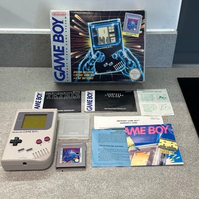 Nintendo Gameboy Konsole Tetris Konsole - Original 1989 DMG-01 Boxed & Komplett