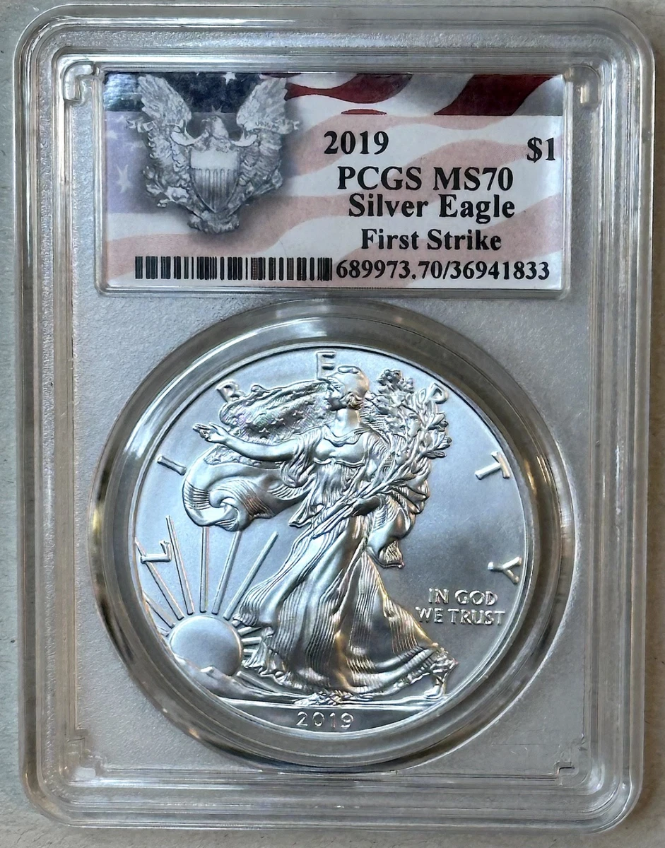 25+ 2019 Grade MS 70 Silver Bullion Coins for sale | Updated Oct 2026