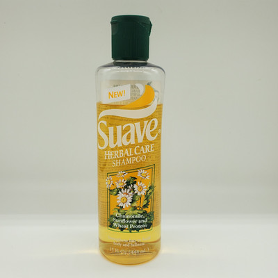 Vintage Suave HERBAL CARE Shampoo 15oz Bottle Chamomile Sunflower Wheat Protein
