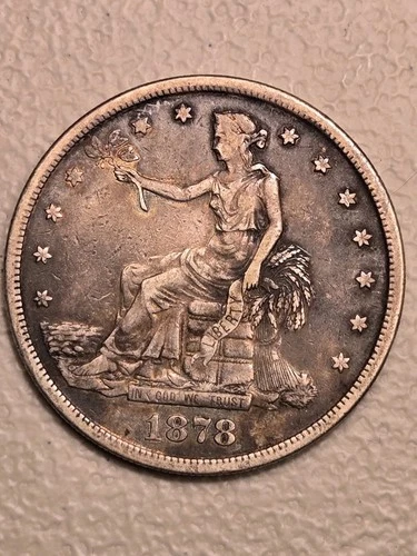 United States Silver Trade Dollar 1878 S