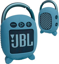 Silicone Cover Case for JBL Clip 4 Portable Bluetooth Speaker, Protective Carryi