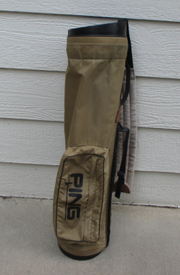 Vintage Ping Karsten Brown Sunday Golf Bag Made in USA | eBay