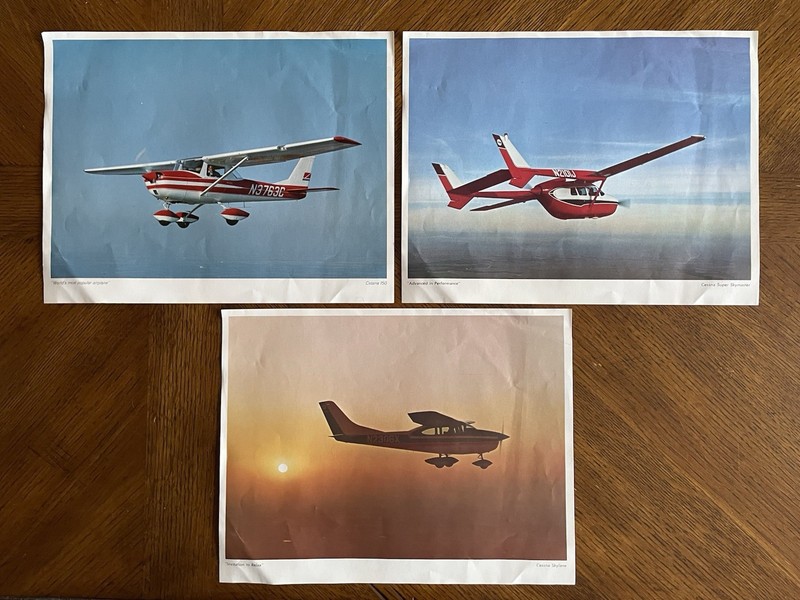 Vintage Cessna Skylane + Super Skymaster + 150 Color Prints