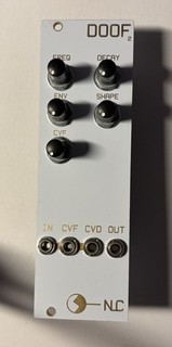 Nonlinearcircuits Doof Eurorack Drum Module