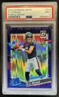 2023 Donruss Optic C.J. Stroud Purple Shock Prizm Rated Rookie #244 Texans PSA 9
