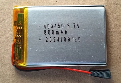 Batterie LiPo 403450 800mAh - Photo 1/3
