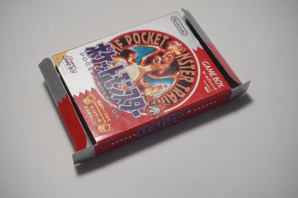 Game Boy Pocket Monsters Pokemon Red Boxed Japan GameBoy GB game US Seller - Image 2 of 4
