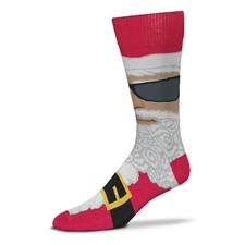 Cool Santa Claus Stocking Stuffer Funny Christmas Dress Socks One Size Fits Most