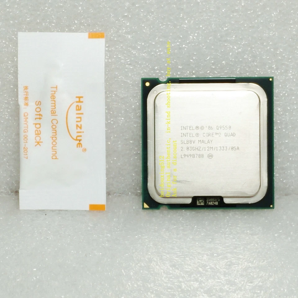 Intel Core 2 Quad Q9550 2.83GHz 12m 1333mhz Quad Core Socket 775PC Processor - Image 4 of 4