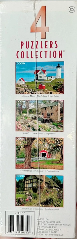 🧩 2011 Sure-Lox 4 Puzzle Collection • 4000 Total Pieces Sealed Set Cozy Chaos - Image 3 of 3