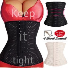Fajas Reductoras Colombianas Waist Trainer Boned Cincher Corset Slim Body Shaper