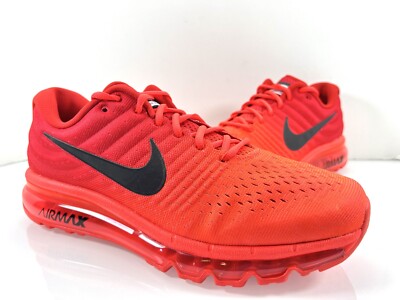 NIKE AIR MAX 2017 BRIGHT CRIMSON BLACK 849559 602 sz 9 | eBay