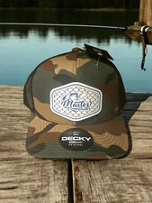 Decky Army Camouflage Camo Hat w/ TRI-LAYER Acrylic Patch "MASTER BAITER" 