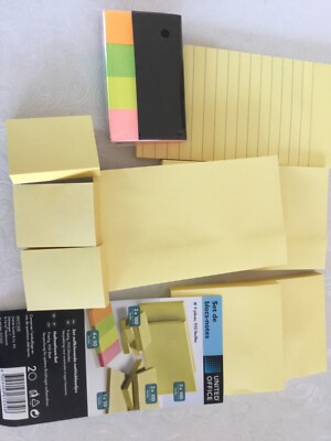 12 x UNITED OFFICE Haftnotizen & Markierungssticker, NEU!!!!!!!!!