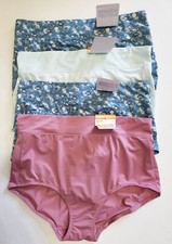 4 Warner's No Pinching No Problems Brief Panty Multi 5738 Sz 7/L - NWT