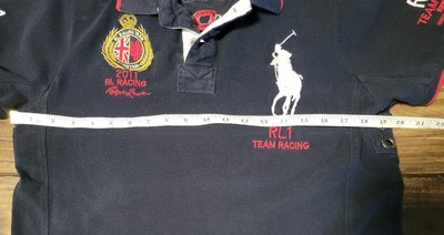 ポロバイラルフローレンRL1チームレーシング2011ポロシャツビッグポニーGBR Polo Ralph Lauren 2011 Britain RL1 Team Racing Polo Navy Big Pony
