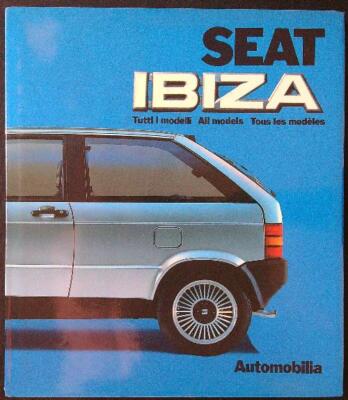 SEAT IBIZA ALLE MODELLE CASUCCI PIERO AUTOMOBILIA 1987 \