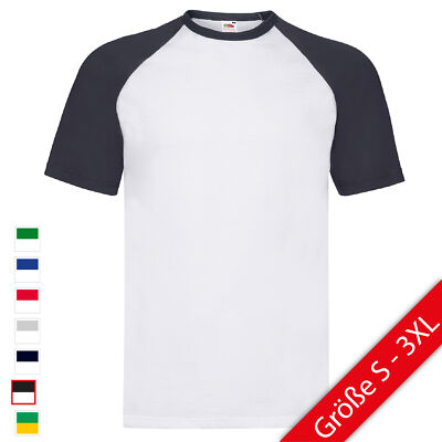 Fruit of the Loom Valueweight Short Sleeve Baseball T FOL