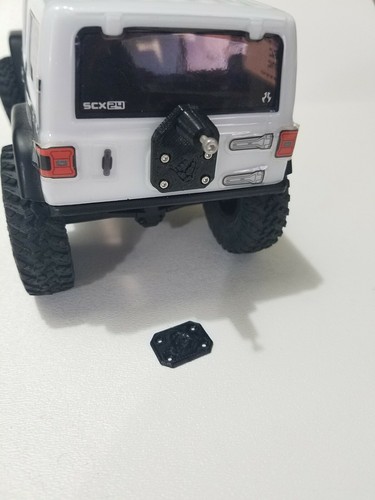 AXIAL MICRO 1/24 SCX24 JEEP JL MAGNETIC REAR HIGH CLEARANCE SCALE BUMPER - Picture 2 of 9