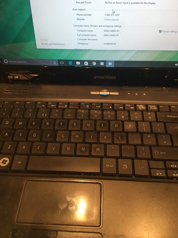 Toshiba Laptop Intel Celeron Dual Core 1.8Ghz 128Gb SSD 2-4Gb Ram-1 - Image 2 of 4