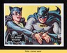 1966 Topps Batman Black Bat Batman Catwoman Cat Woman Defeat