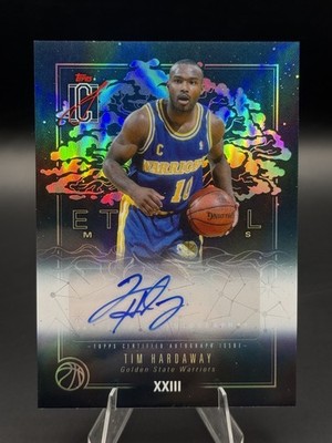 2025-26 Topps Signature Class Tim Hardaway Eternal Marks Auto Autograph SP