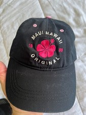 MAUI HAWAII ORIGINAL 1959 Black  Pink Women  s Baseball Hat Cap