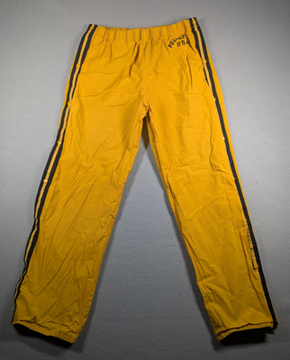 Polo Sport Ralph Lauren Pants Mens 2XL Yellow Track Mesh Lined
