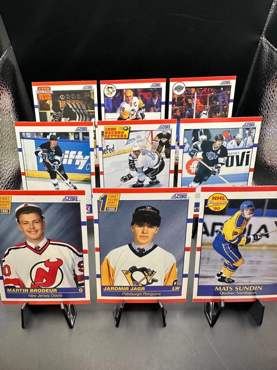 topps rare cards Wayne Gretzky/Patrick Roy two rare Upperdeck promo cards 1990