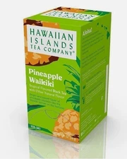 Hawaiian Islands Pineapple Waikiki Tropical Black Tea - 20 Teabags - All Natural