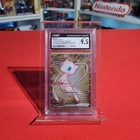 CGC 9.5 MINT+ Mew Ex 25/165 GOLD METAL 151 UPC Promo Pokémon Card