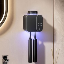 Wall Mounted Toothbrush Holder,Electric Toothbrush Holders with Smart Drying ...