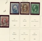 US STAMPS #145 THRU #211 FROM OLD COLLECTION...SEE NOTES!!