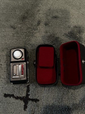 Vintage Spiratone Multi Range Flash Meter W/ Case Very Good Used Condition