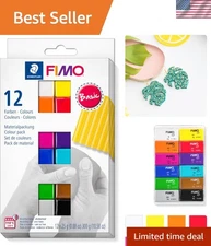 FIMO Soft Polymer Clay - Oven Bake Clay for Jewelry, Sculpting, Crafting, 12 ...