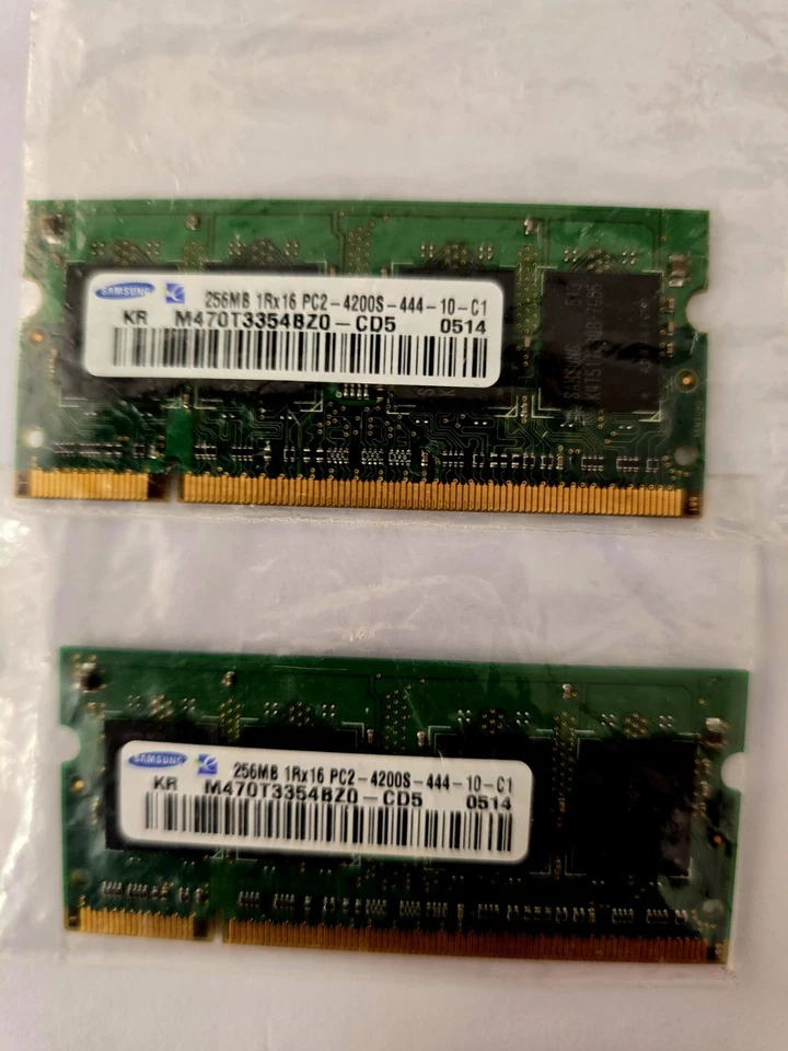 Samsung M470T3354BZ0-CD5 256MB PC2-4200 444-10-C1 DDR2 1Rx16 - Image 2 of 2