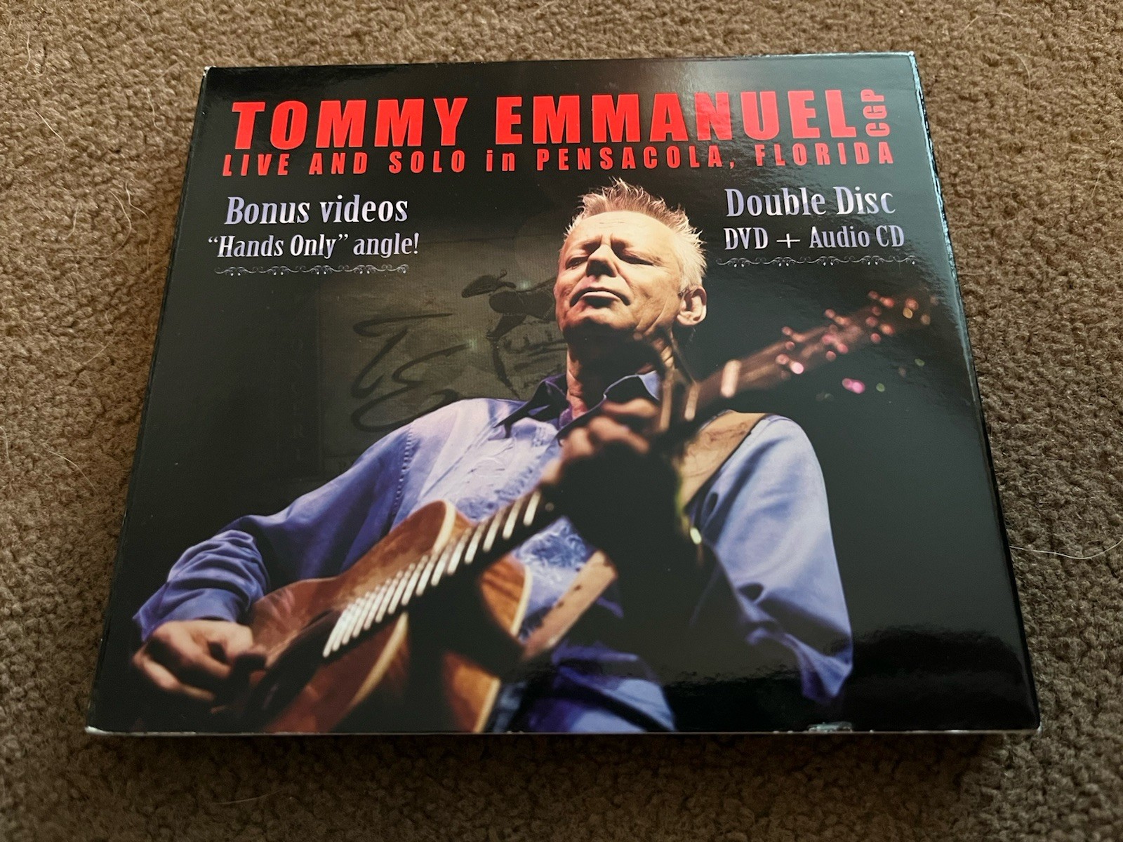 Tommy Emmanuel C.G.P. - Live And Solo In Pensacola,Florida - CD + DVD (2013)