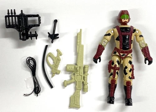Vintage Gi Joe Rock Viper with Accessories 1990 Really Nice