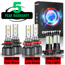For Colorado 2015-2020 6x Combo White Led Headlight Hilo Fog Light Bulbs For Colorado 2015-2020 6x Combo White Led Headlight Hilo Fog Light Bulbs