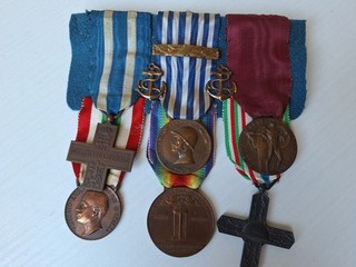 REGIA MARINA WW1 MEDAGLIA MEDAGLIERE REDUCE PRIMA GUERRA TRINCEA VOLONTARIO