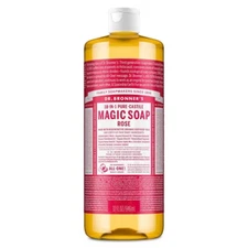 Dr. Bronner's Magic Pure Castile Liquid Soap Bodywash - Rose - 32 fl oz