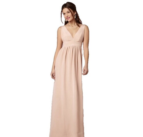 jill stuart pink ruffled tank dress Jill Jill Stuart Sleeveless Satin Slip Gown In Pink