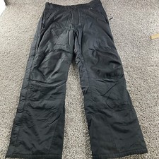 Slalom Ski Pants Mens Large Black Tech professional Ski Snowboard